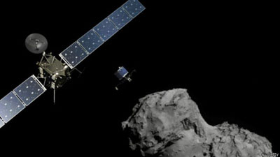 Головокружительный финал запланирован для зонда Rosetta